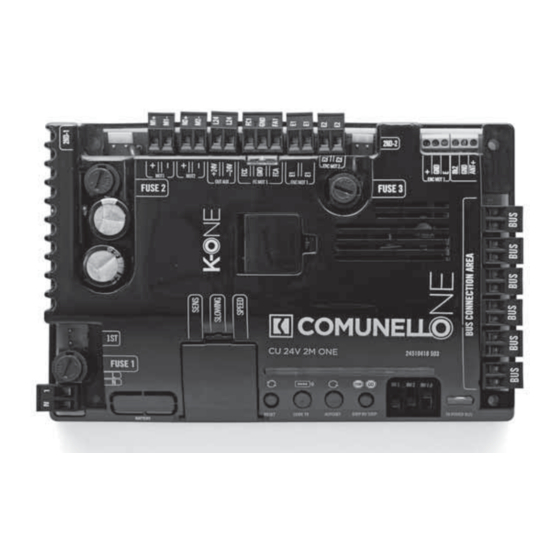 Comunello CU 24V 2M ONE Installation And User Manual