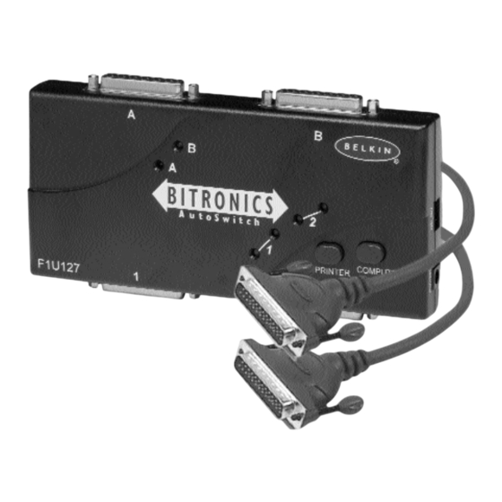 Belkin Bitronics F1U127-KIT User Manual