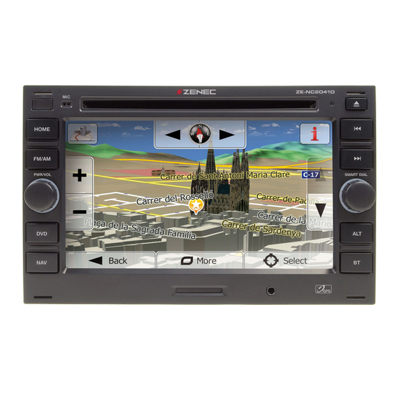 ZENEC ZE-NC2041D User Manual