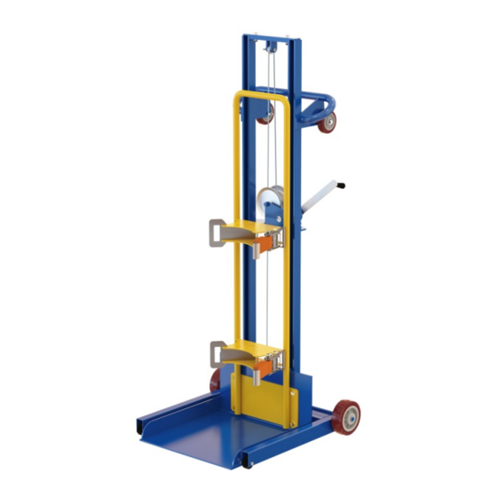 Vestil LLPW-CL-1560 Series Use And Maintenance Manual