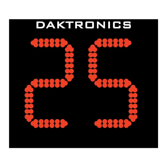 Daktronics BB-2114 Installation Quick Manual