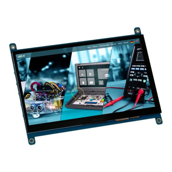 User Manuals: Joy-it RB-LCD7-3 LCD Display