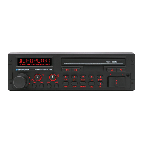 Blaupunkt BREMEN SQR 46 DAB Manual