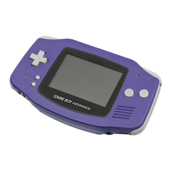 Nintendo GBA Service Manual
