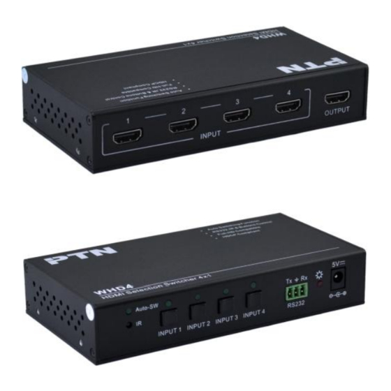 PTN WHD4 User Manual