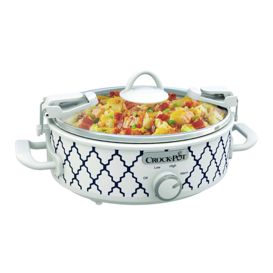 Crock-Pot Casserole Crock Owner's Manual