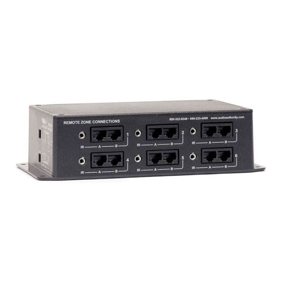 Audio Authority Cat 5 Control Bridge User Manual