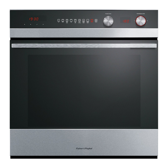 Fisher & Paykel OB60SC9DEX1 Care And Cleaning