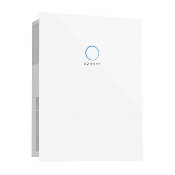 Sonnen sonnenBatterie eco 8.0/2,5 Operating Instructions Manual