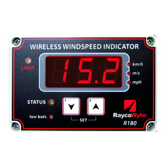 RaycoWylie R180 Installation And Operation Manual