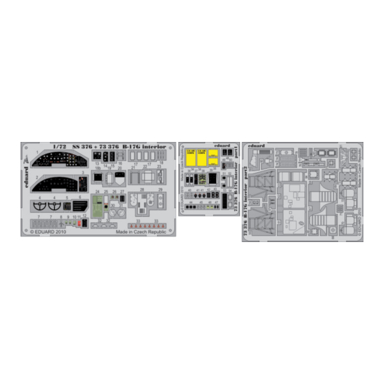 Eduard 73 376 Manual