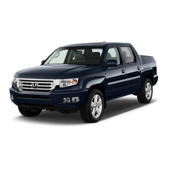 Honda Ridgeline 2014 Technology Reference Manual
