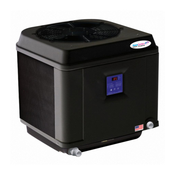 Aqua Comfort Heat pump pool heater Owner's Manual