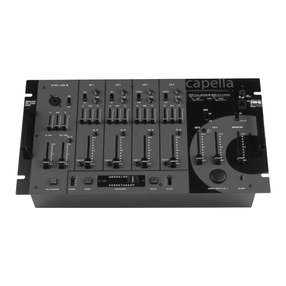 Stageline MPX-610 Instruction Manual