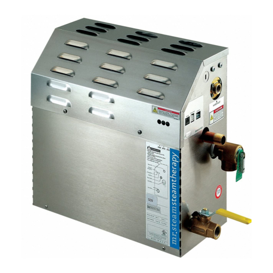 mr. steam MS-90E Installation, Operation And Maintenance Manual
