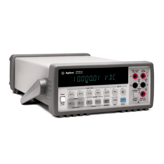 KEYSIGHT 34401A SERVICE MANUAL Pdf Download ManualsLib