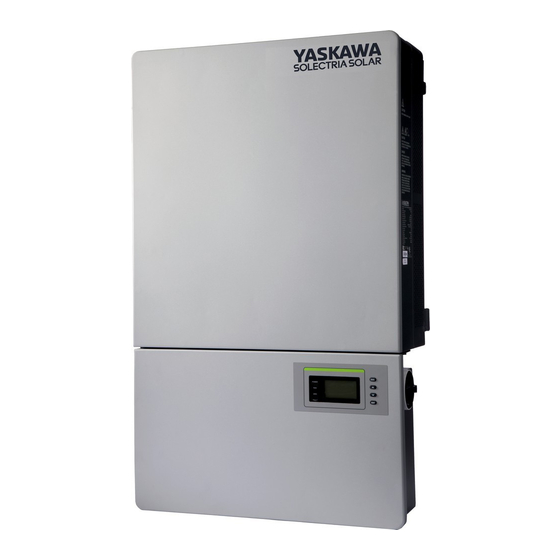 YASKAWA PVI 36TL Installation And Operation Manual