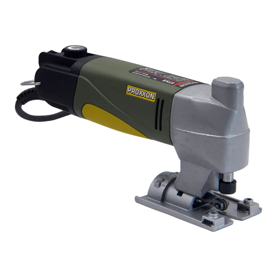 Proxxon STS/E Manual