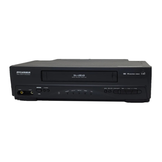 Sylvania 6240VD VCR Cassette Recorder Manuals
