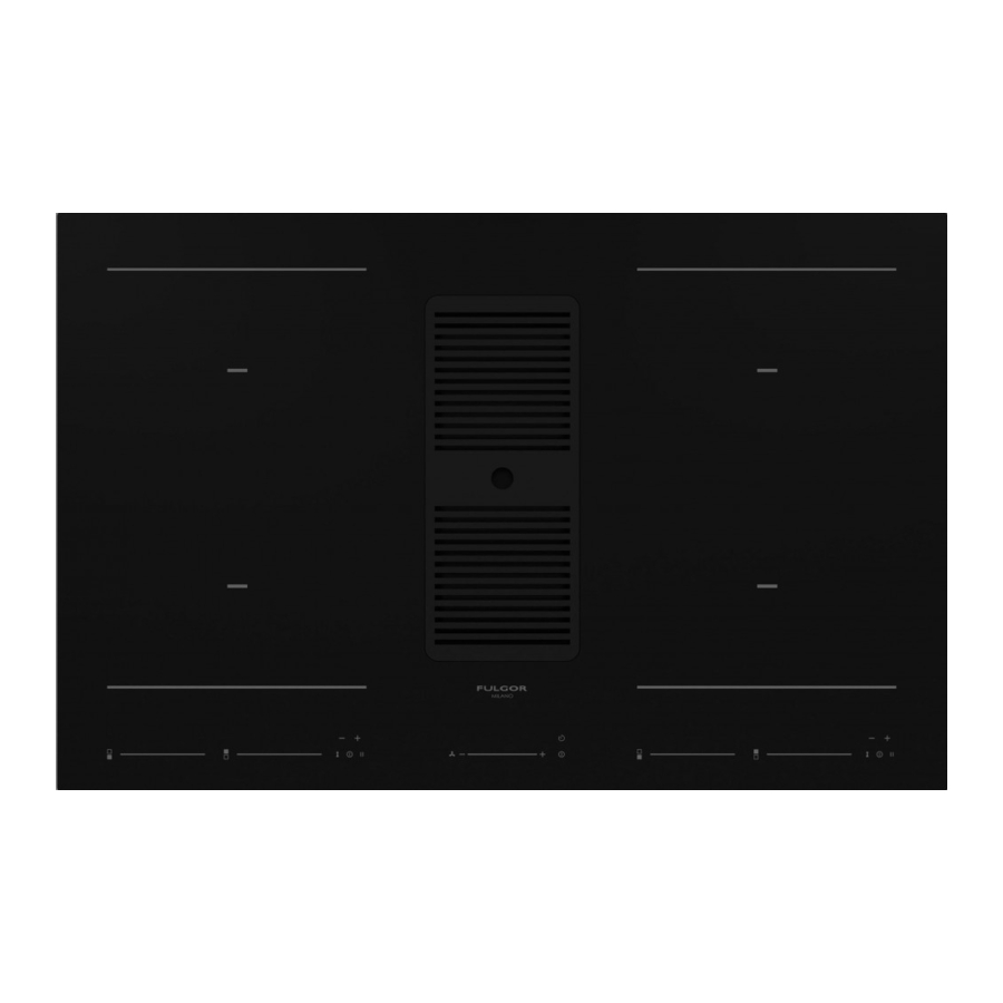 Fulgor Milano FCLHD 8041 HID TS BK Instructions For Installation And Use Manual