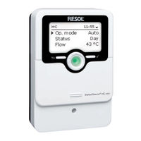 Resol DeltaTherm HC mini Manual