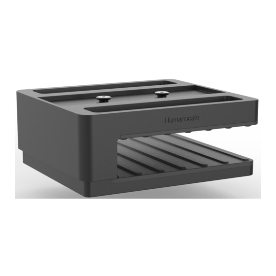 Humanscale Thin Client Holder Assembly Instructions Manual