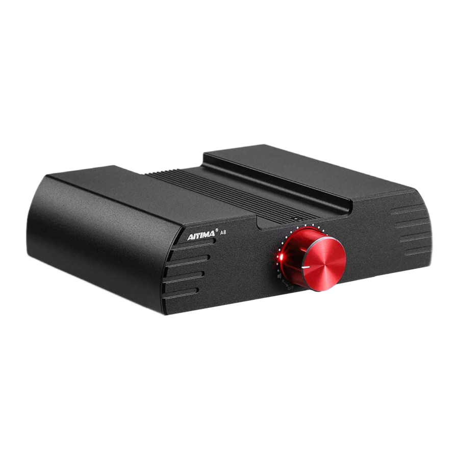 AIYIMA A8 2.0/2.1-Channel Amplifier Manual
