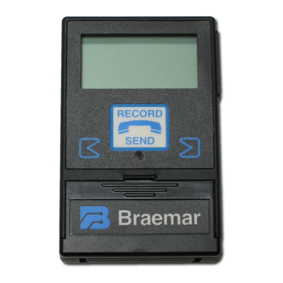 Braemar ER910 Manual