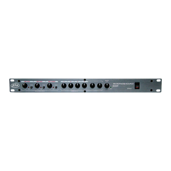 Supreme Audio SPA67 User Manual