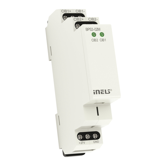 Elko iNels BPS3-02M Quick Start Manual