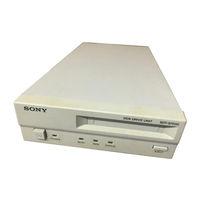 Sony SDT-S9000 - DDS Tape Drive Operator's Manual