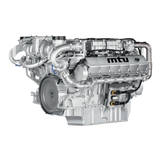 MTU 12 V 1600 R50 Operating Instructions Manual