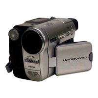 Sony CCD-TRV138 - Handycam Camcorder - 320 KP Operation Manual
