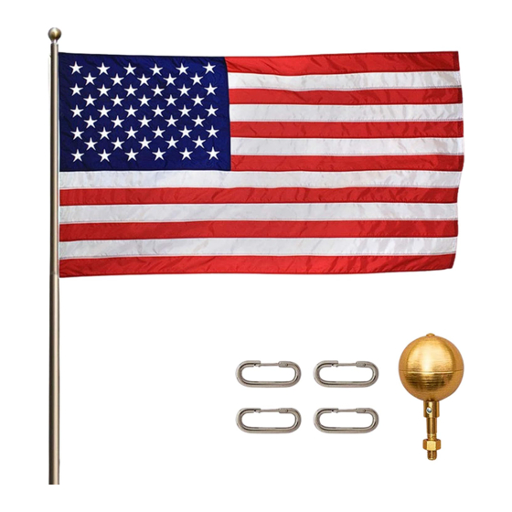 Titan Telescoping Flagpole Installation And Operation Instructions