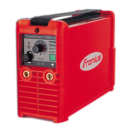 Fronius TransPocket 1500 Operating Instructions Manual