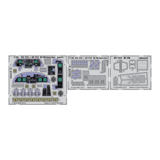 Eduard 49 737 Assembly Instructions