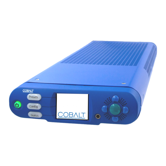 Cobalt Digital Inc 9990-DEC-MPEG Product Manual
