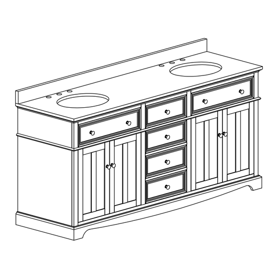 Home Decorators Collection FREMONT TJ-FTV7222BLK 1010227075 Assembly Instructions Manual