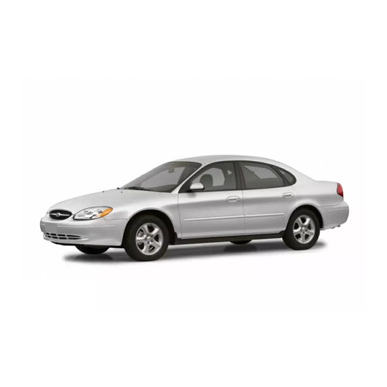 Ford 2002 Taurus Owner's Manual
