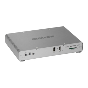Matrox Monarch Series Mounting Manuallines