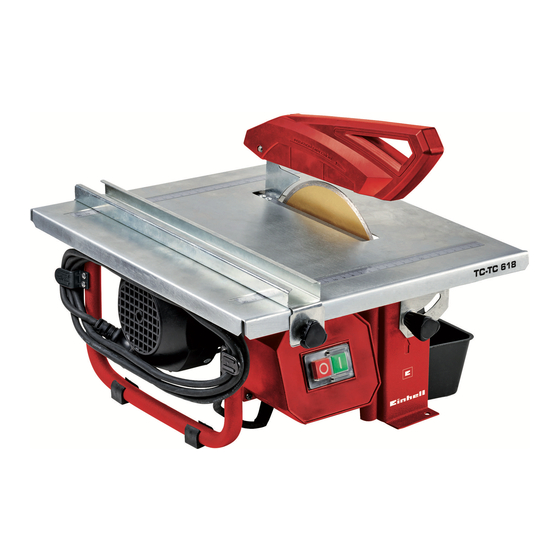 EINHELL TH-TC 618 Tile Cutter Manuals