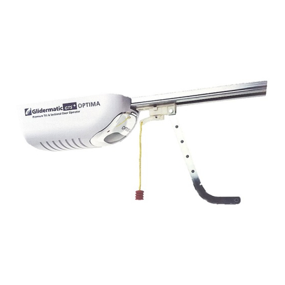 Gliderol Glidermatic GTS+ Optima Installation Instructions And Owner's Manual
