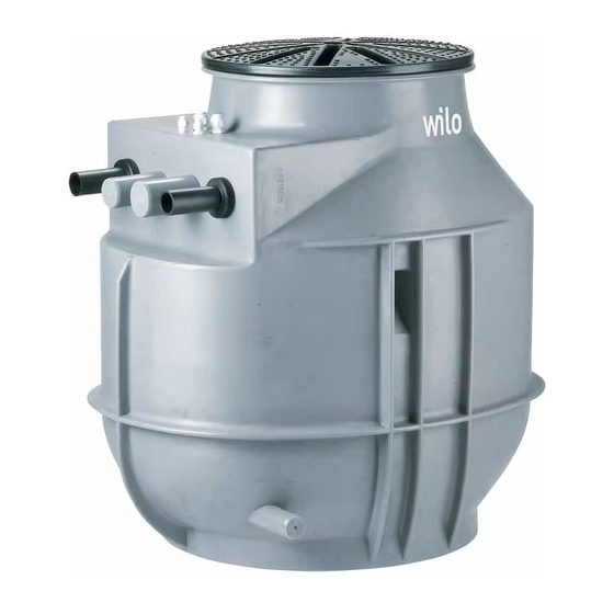 Wilo DrainLift WS 40 Basic Installation And Operating Instructions Manual
