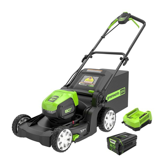 GreenWorks 2544302 Operator's Manual