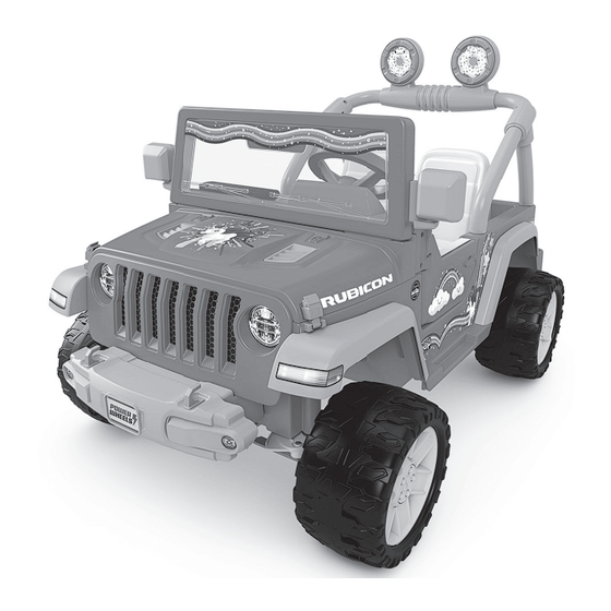 Fisher-Price Power Wheels Rainbow Unicorn Owner's Manual