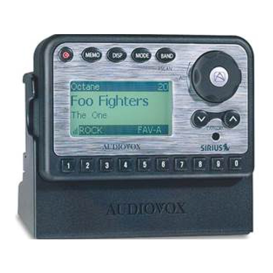 Audiovox SIR- CK2 Installation Manual