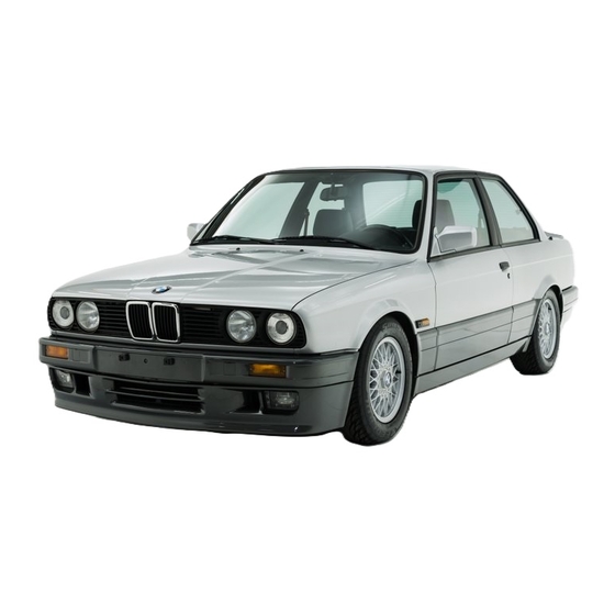 BMW 325i 1991 Electrical Troubleshooting Manual