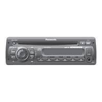 Panasonic CQ5250U - AUTO RADIO/CD DECK Operating Instructions Manual