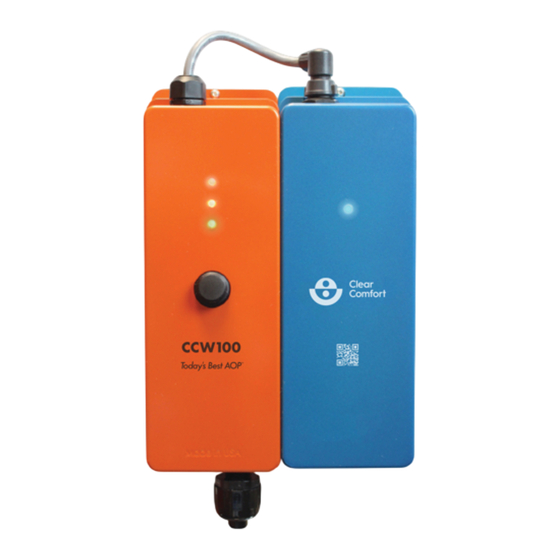 Clear Comfort CCW100 Installation, Operation & Maintenance Manual