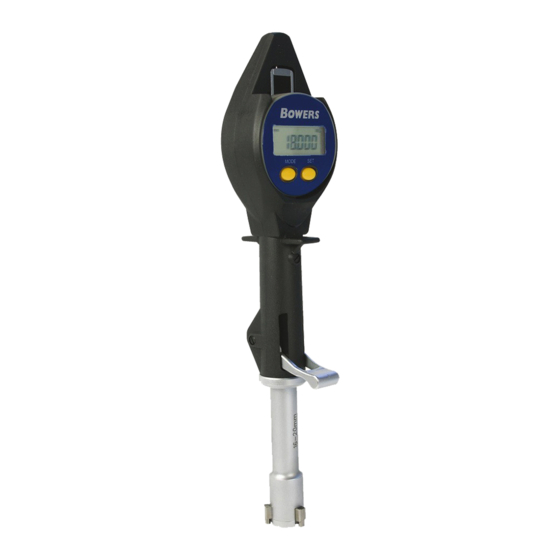 Sylvac Bowers XTL Operating Instructions